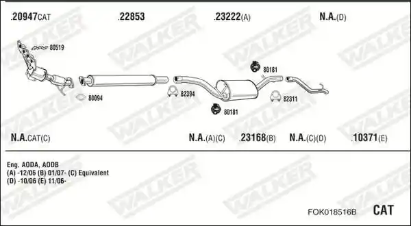 WALKER FOK018516B