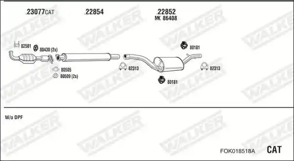 WALKER FOK018518A