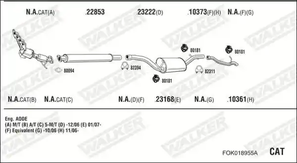 WALKER FOK018955A