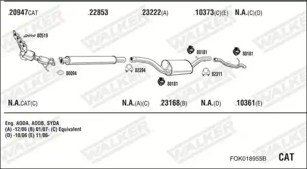 WALKER FOK018955B