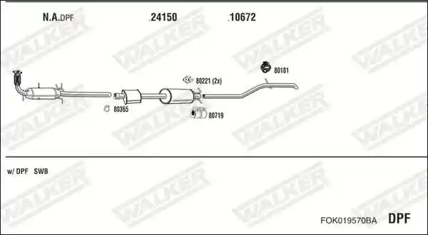 WALKER FOK019570BA