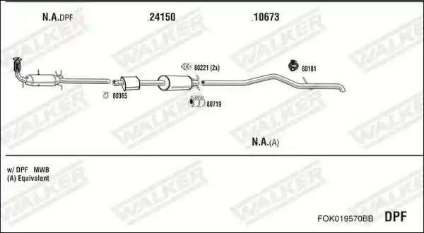 WALKER FOK019570BB