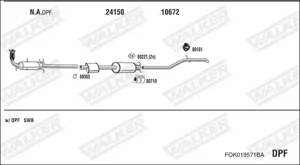 WALKER FOK019571BA