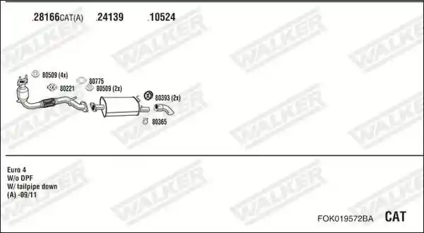 WALKER FOK019572BA