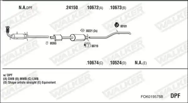 WALKER FOK019575B