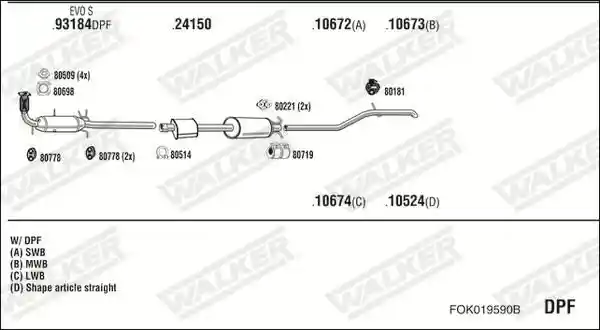 WALKER FOK019590B