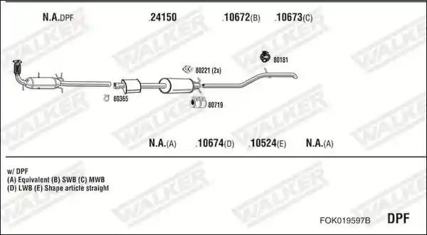 WALKER FOK019597B