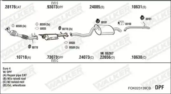 WALKER FOK023139CB