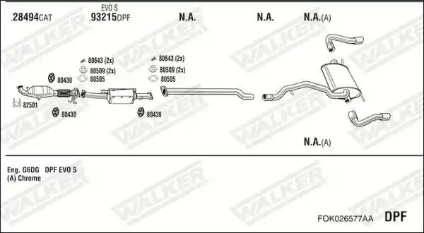 WALKER FOK026577AA