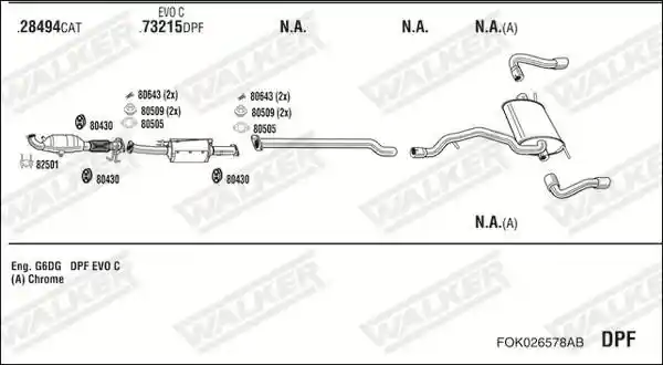 WALKER FOK026578AB