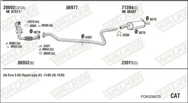 WALKER FOK026670
