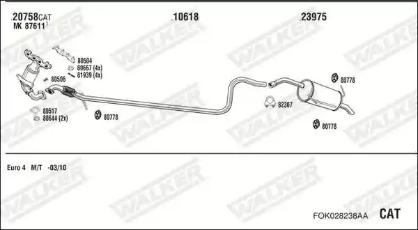 WALKER FOK028238AA