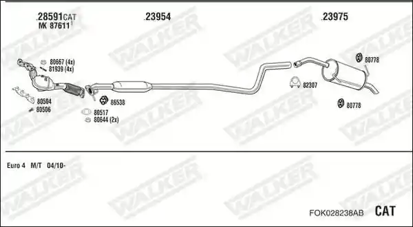 WALKER FOK028238AB