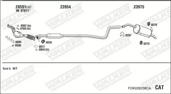 WALKER FOK028238CA