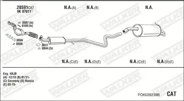 WALKER FOK028239B