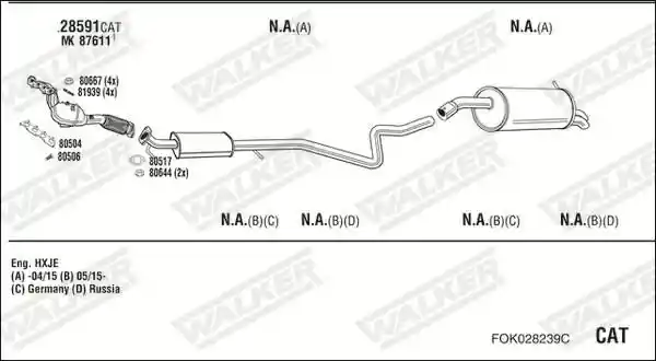WALKER FOK028239C