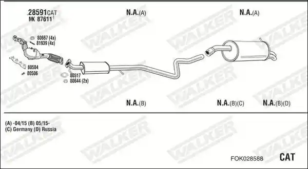 WALKER FOK028588