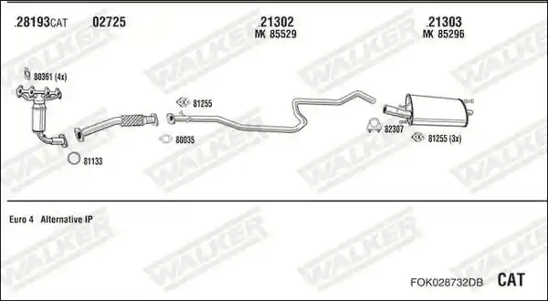 WALKER FOK028732DB