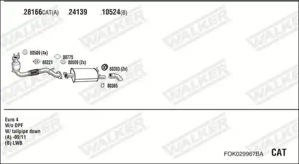WALKER FOK029967BA
