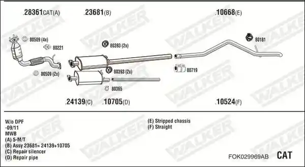 WALKER FOK029969AB