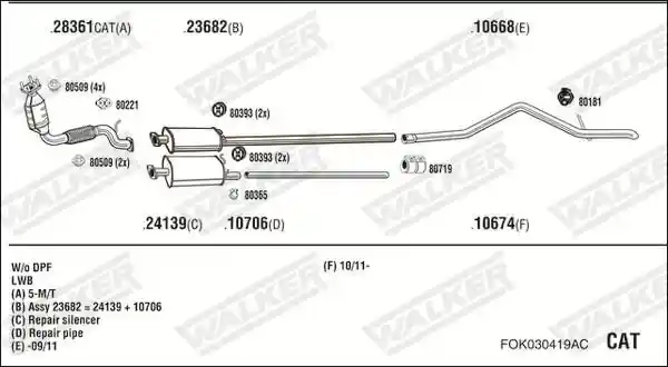 WALKER FOK030419AC