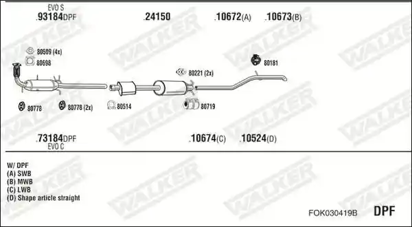 WALKER FOK030419B