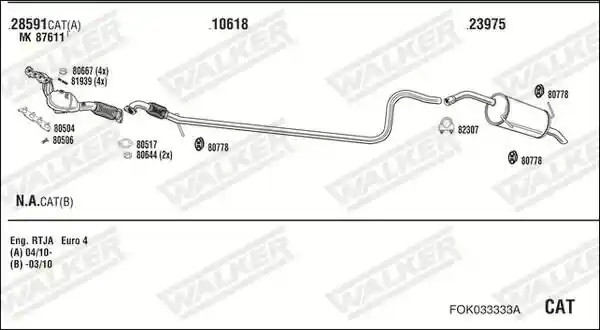 WALKER FOK033333A