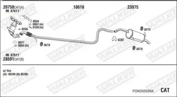 WALKER FOK033335A