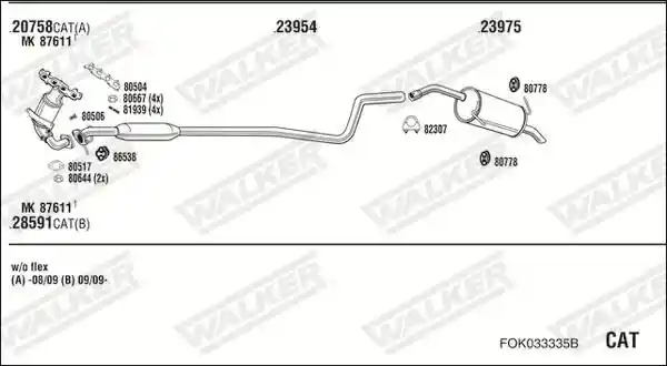 WALKER FOK033335B