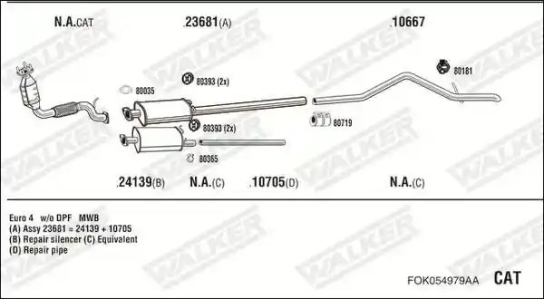 WALKER FOK054979AA