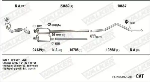 WALKER FOK054979AB