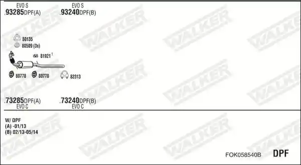 WALKER FOK058540B