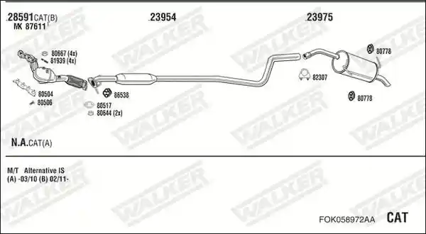 WALKER FOK058972AA