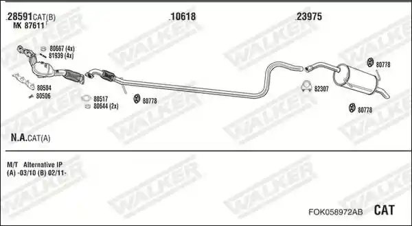 WALKER FOK058972AB
