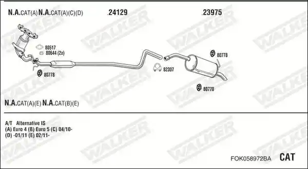 WALKER FOK058972BA