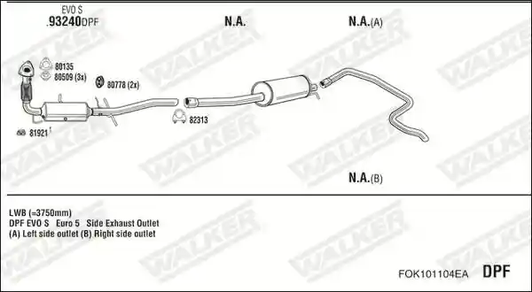 WALKER FOK101104EA