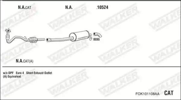 WALKER FOK101108AA