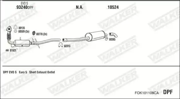 WALKER FOK101108CA
