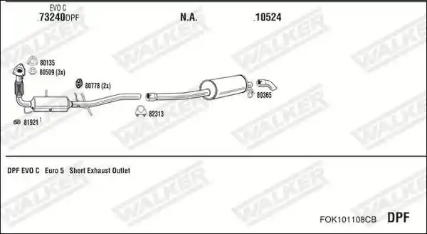 WALKER FOK101108CB