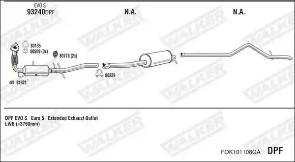 WALKER FOK101108GA