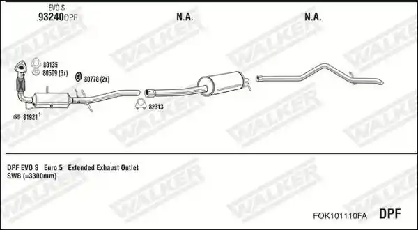 WALKER FOK101110FA