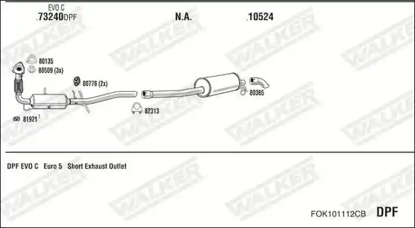 WALKER FOK101112CB