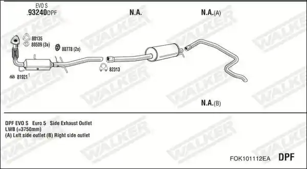 WALKER FOK101112EA