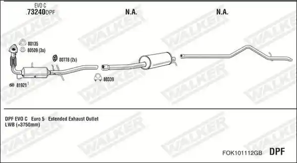 WALKER FOK101112GB