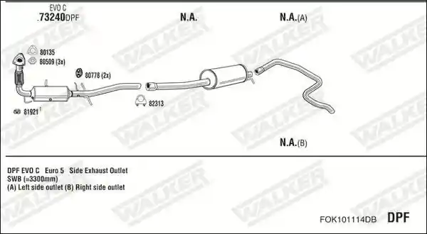 WALKER FOK101114DB