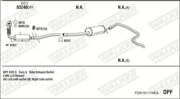 WALKER FOK101114EA