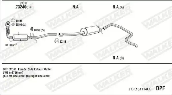 WALKER FOK101114EB
