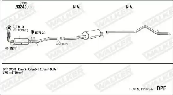 WALKER FOK101114GA