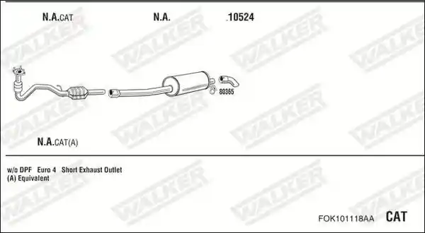 WALKER FOK101118AA