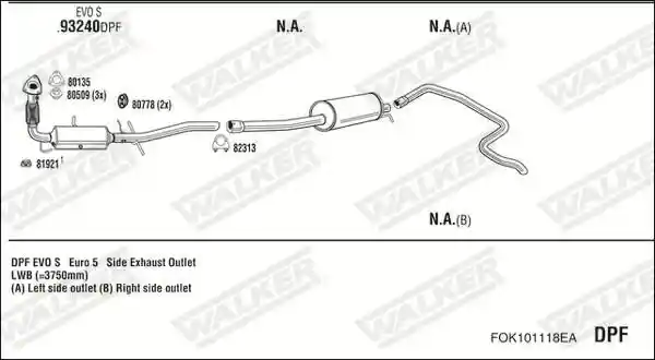 WALKER FOK101118EA